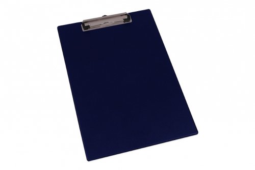 Skrivplatta med klämma A4 - blå